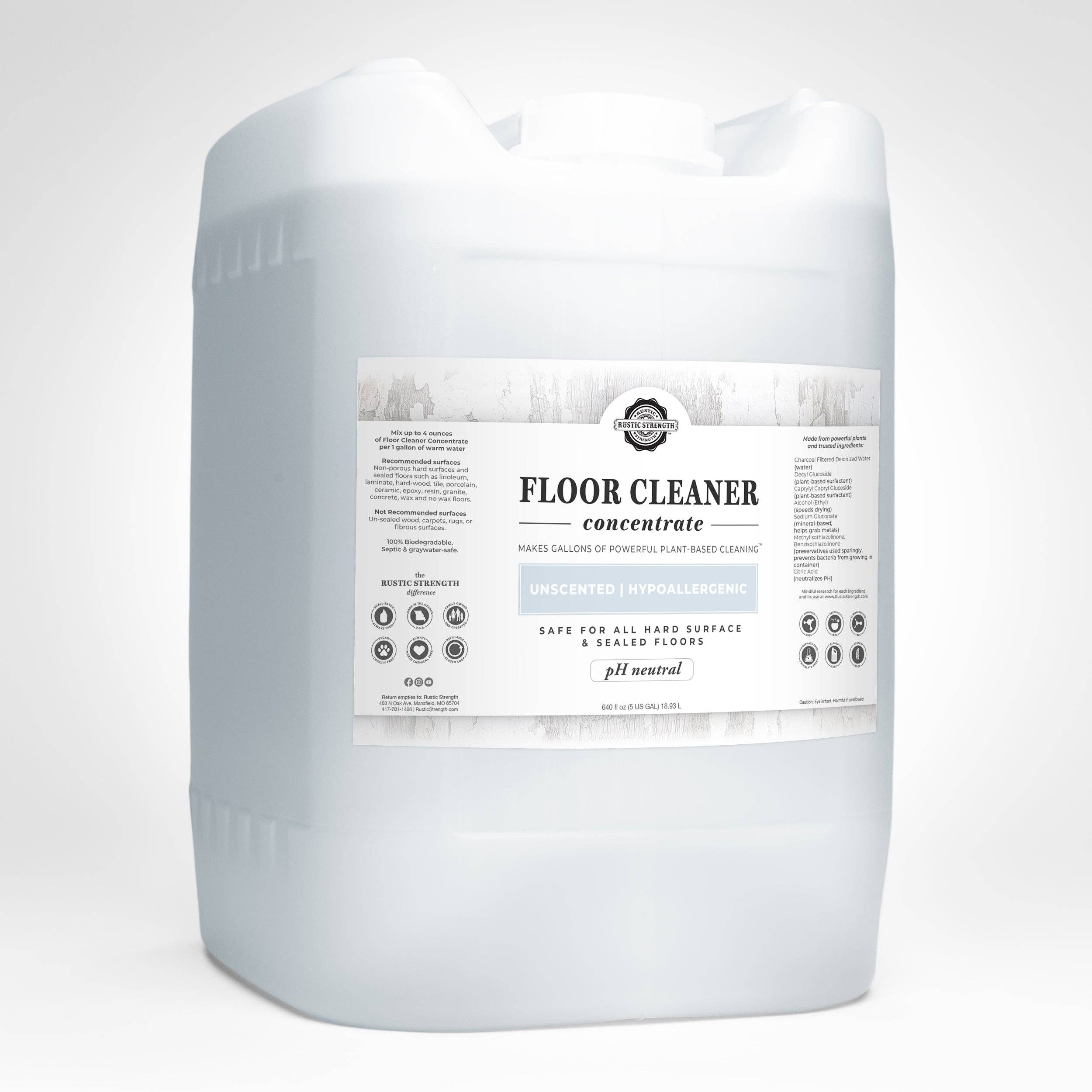 Floor Cleaner Concentrate: Rosemary Peppermint Tea Tree