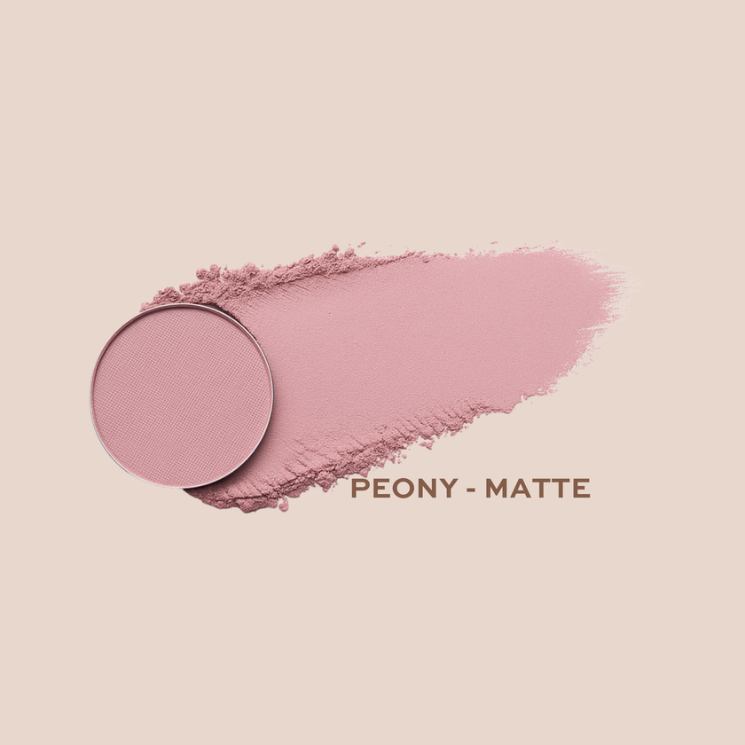 Taylor Made Organics Mineral Eyeshadow Single | Peony Matte