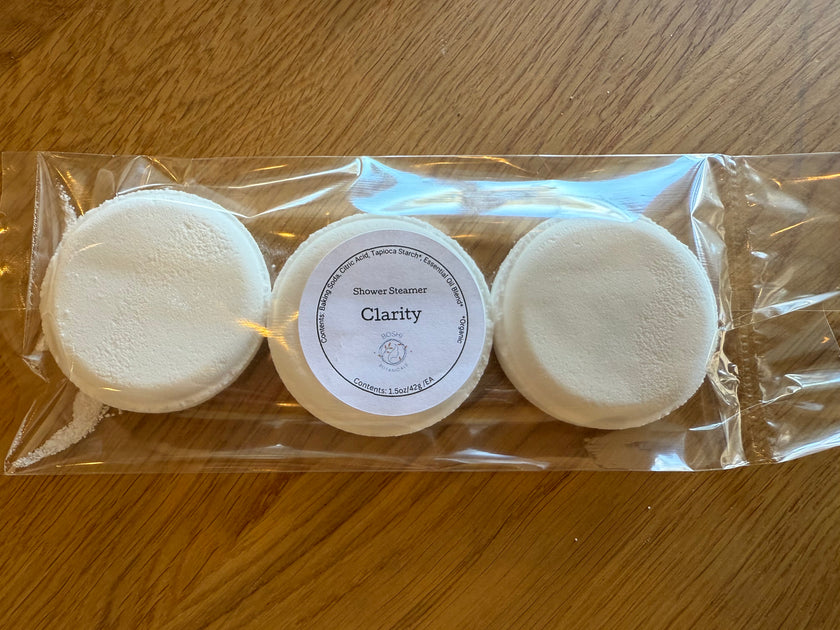 Three Pack Shower Steamer, Clarity (Spearmint & Eucalyptus)