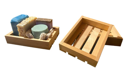 Natural wood gift tray: Red Adler