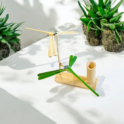 Bamboo Switch Hand Crafted Bamboo Self-Balancing Dragonfly