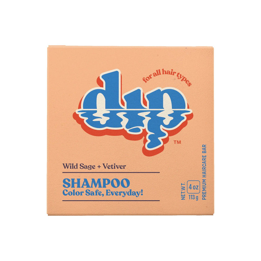 Dip Shampoo Bar: Color Safe, Everyday - Wild Sage & Vetiver: 4 oz
