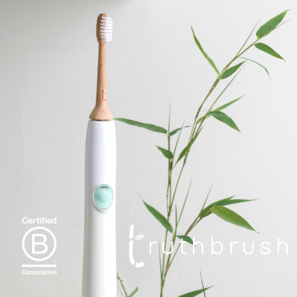 Bamboo electric toothbrush head