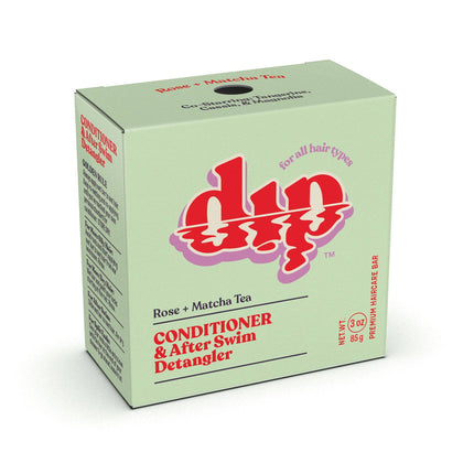 Dip Conditioner Bar & After Swim Detangler - Rose & Matcha Tea