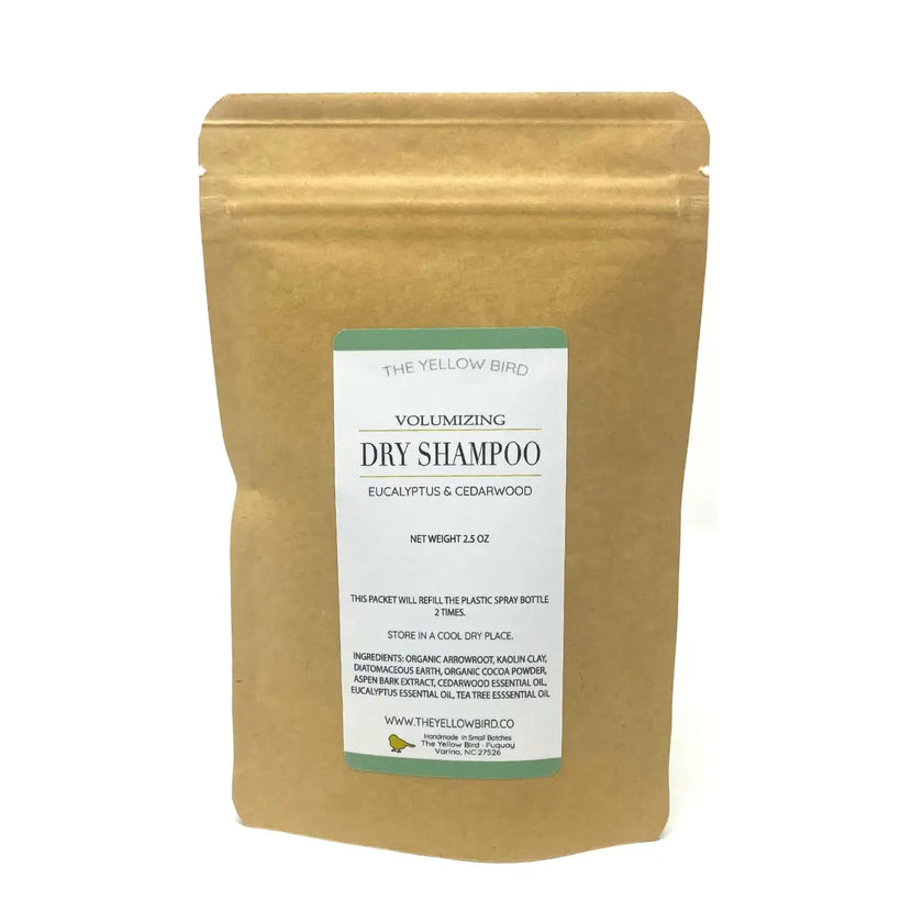 Eucalyptus & Cedarwood Dry Shampoo Refill Packet: Refill Bag 2.8oz