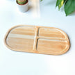 Kid Toddler Bamboo Compartment Plate