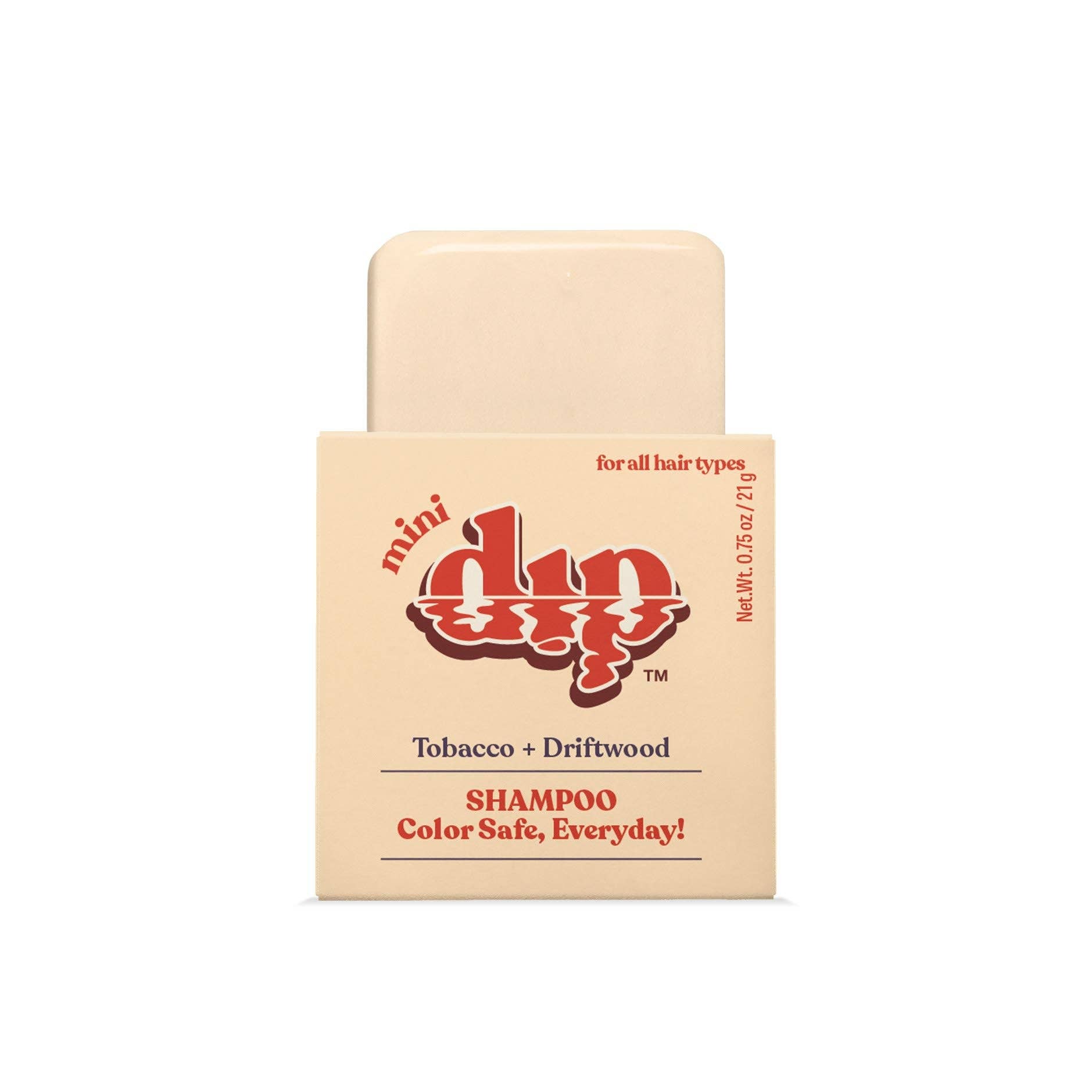 Mini Dip Shampoo Bar: Color Safe, Everyday - Tobacco & Driftwood: 0.75 oz