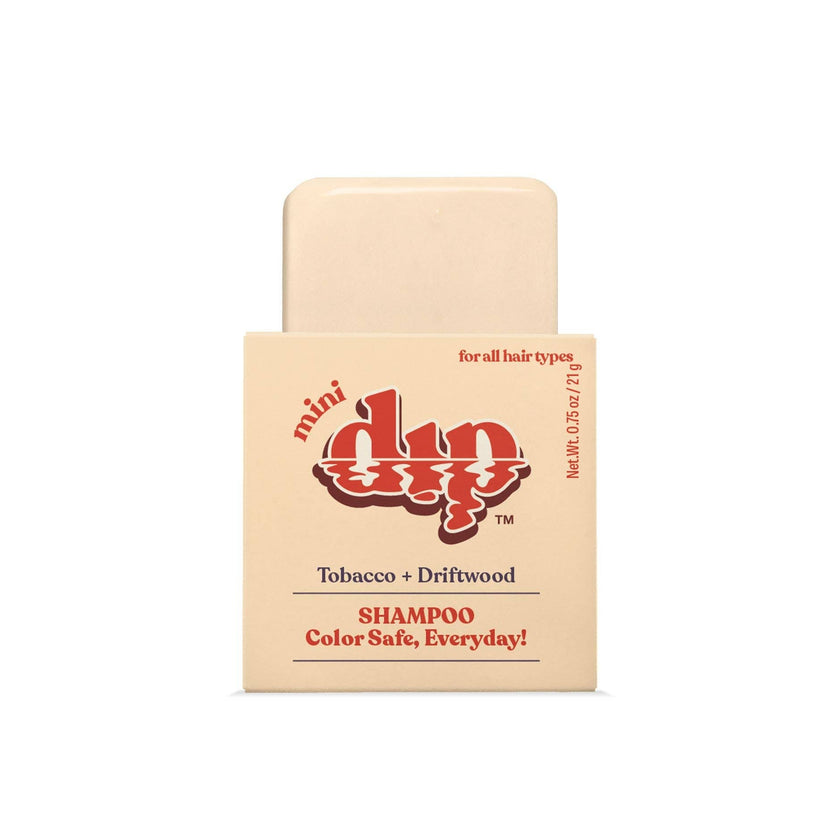 Mini Dip Shampoo Bar: Color Safe, Everyday - Tobacco & Driftwood: 0.75 oz