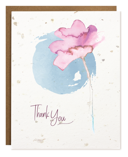 TOKA | Thank You Flower | Plantable Card: Single Card