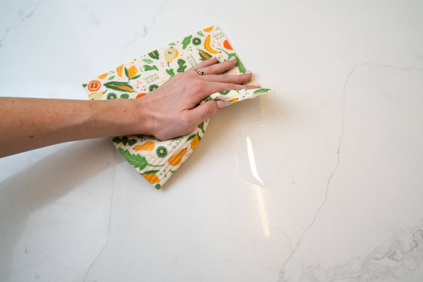 Bees Wrap Swedish Dishcloth 3 Pack - Garden Party Prints