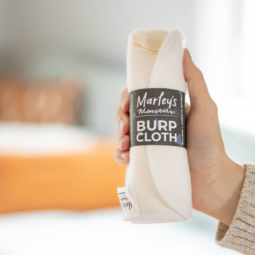 Marley's Monster Bamboo Burp Cloth