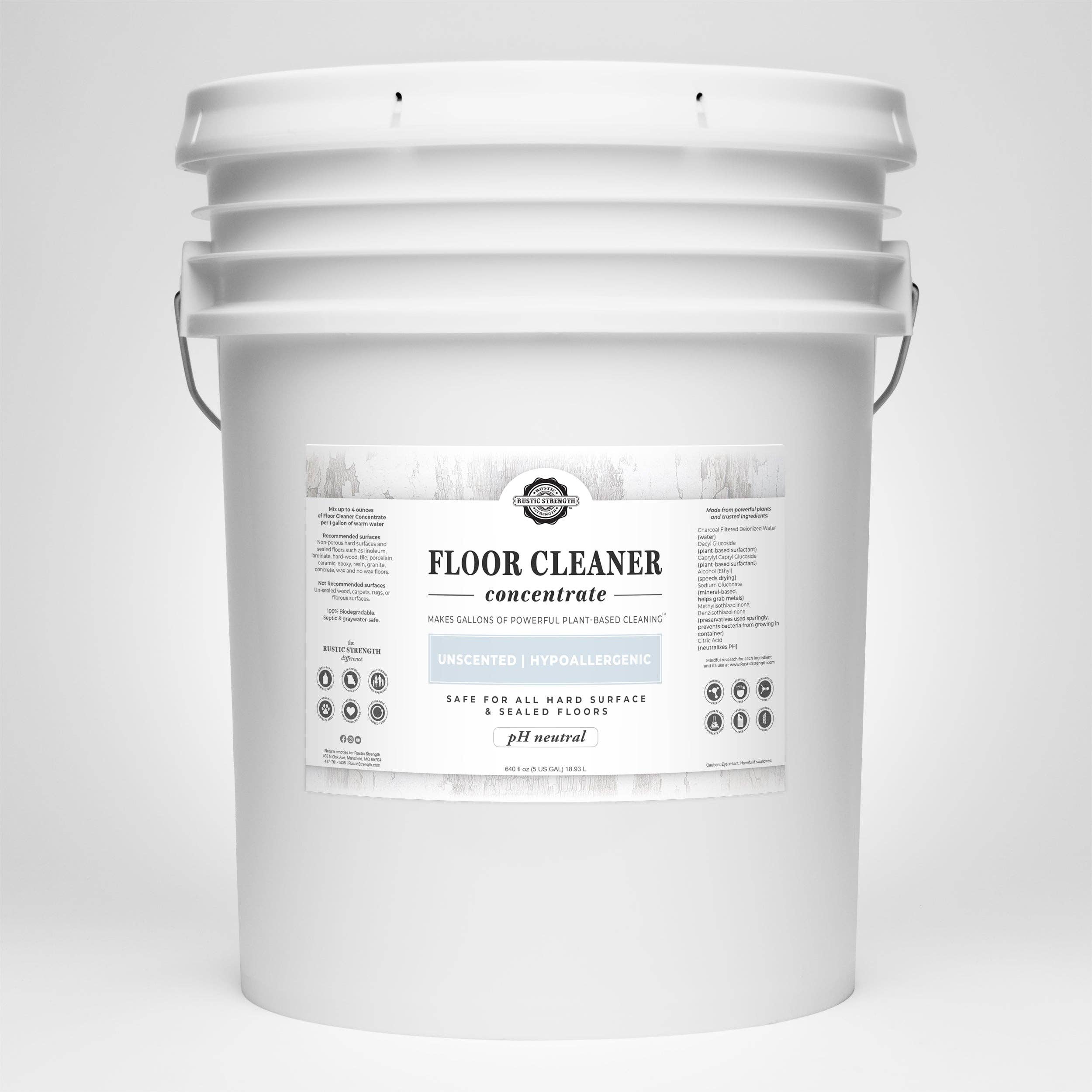 Floor Cleaner Concentrate: Rosemary Peppermint Tea Tree