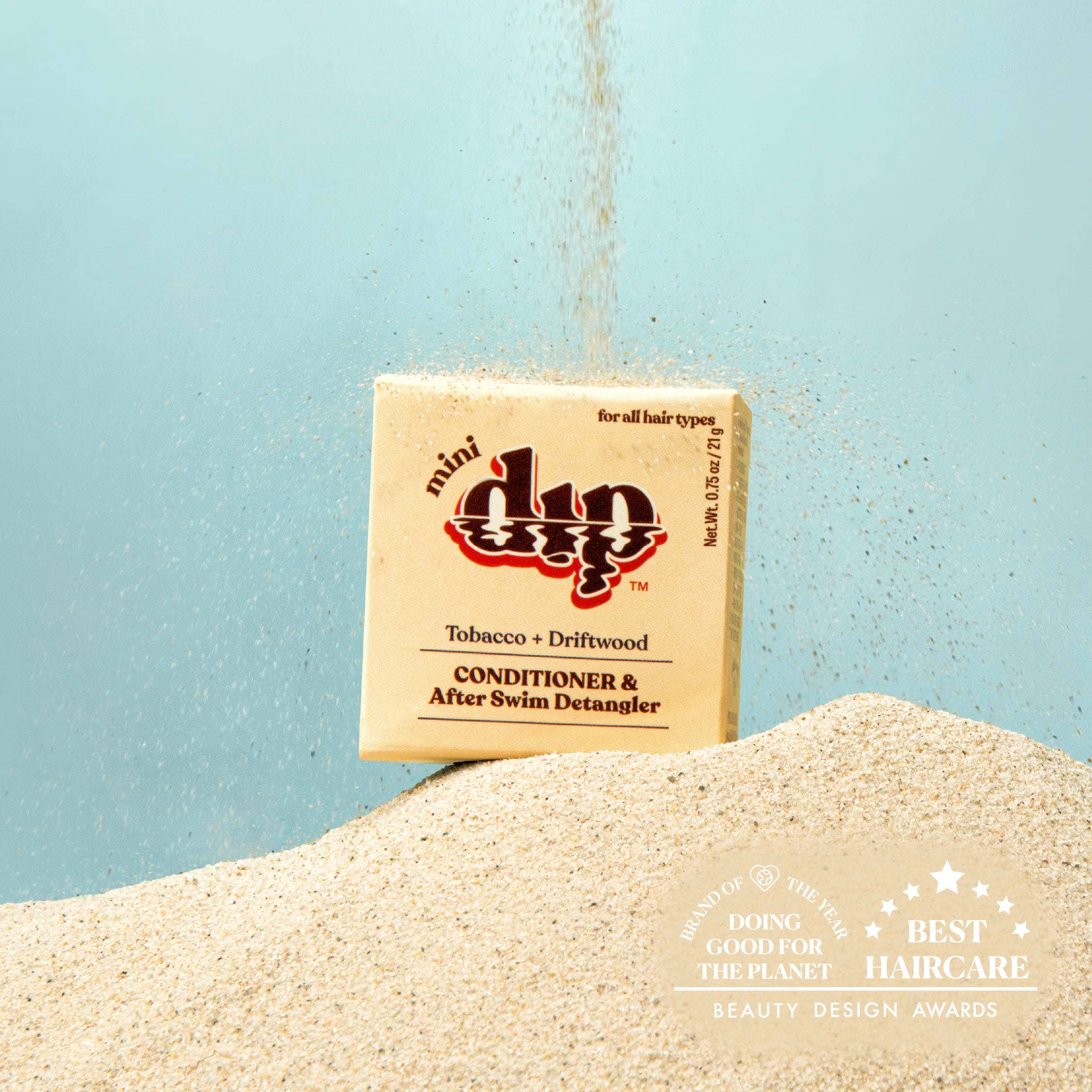 Mini Dip Conditioner & After Swim Detangler - Tobacco & Driftwood: 0.75 oz