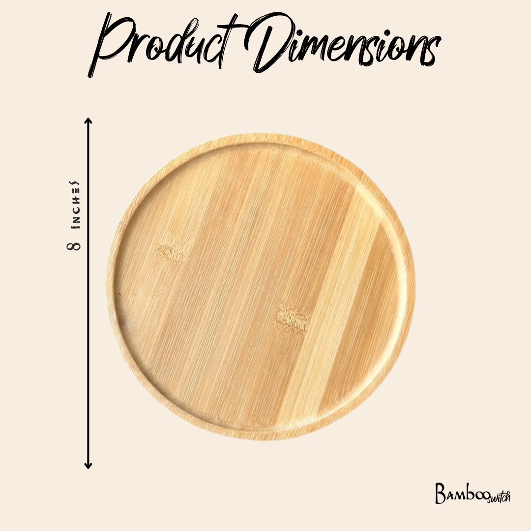 Bamboo Dining Plate | Circle | NEW Kitchen