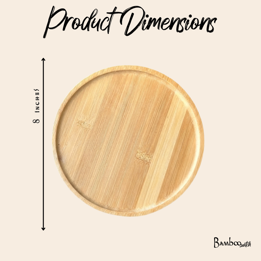 Bamboo Dining Plate | Circle | NEW Kitchen