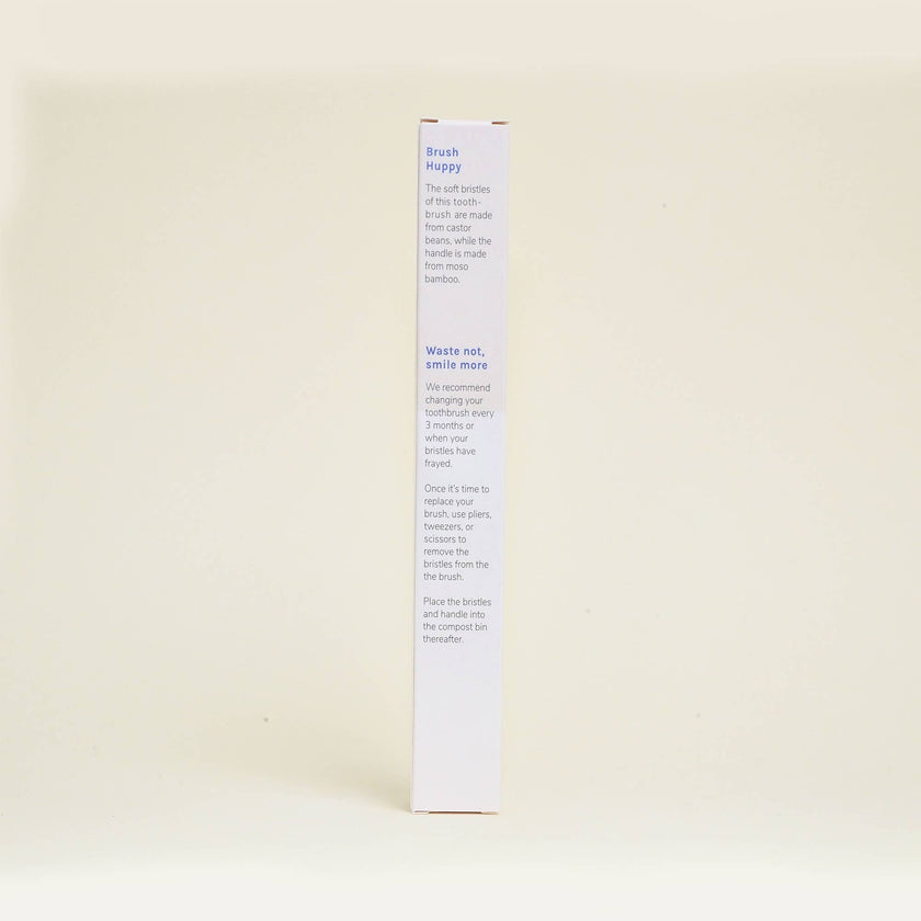 Huppy Compostable Bamboo Toothbrush - Soft Bristles