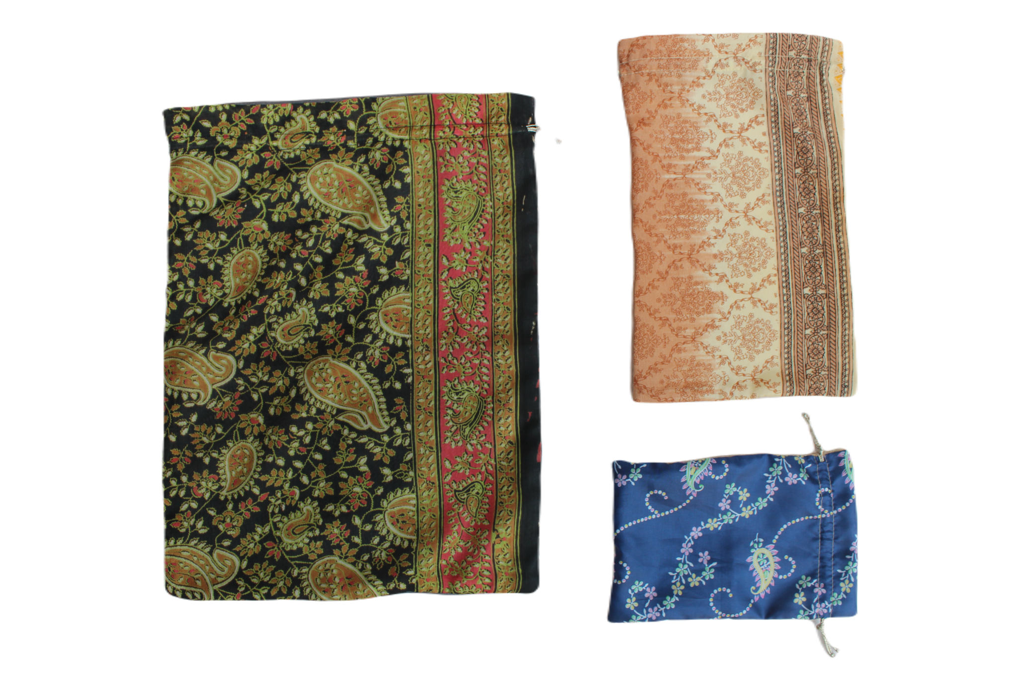 Upcycled Sari Gift Bags: Medium
