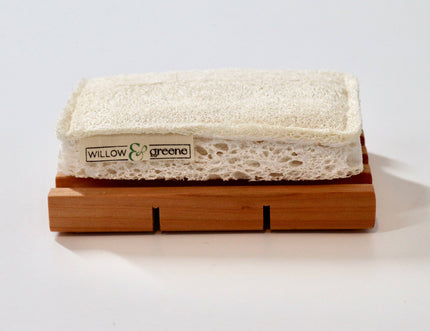 Loofah & Wood Pulp Sponge: Pack of 3