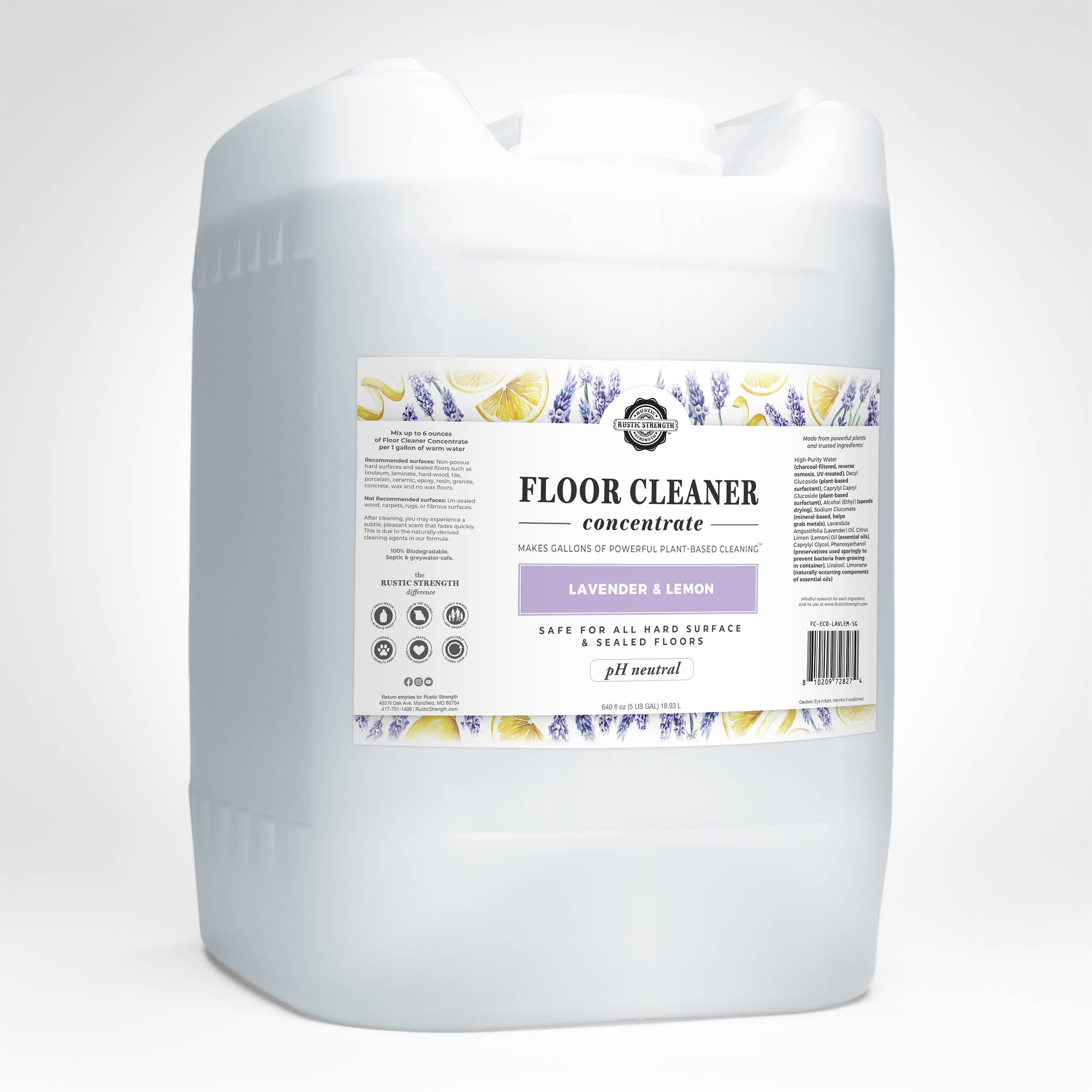Floor Cleaner Concentrate: Rosemary Peppermint Tea Tree