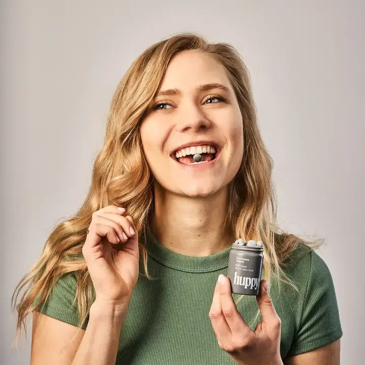 Huppy Fluoride-Free Toothpaste Tablets | Refill | Cinnamon