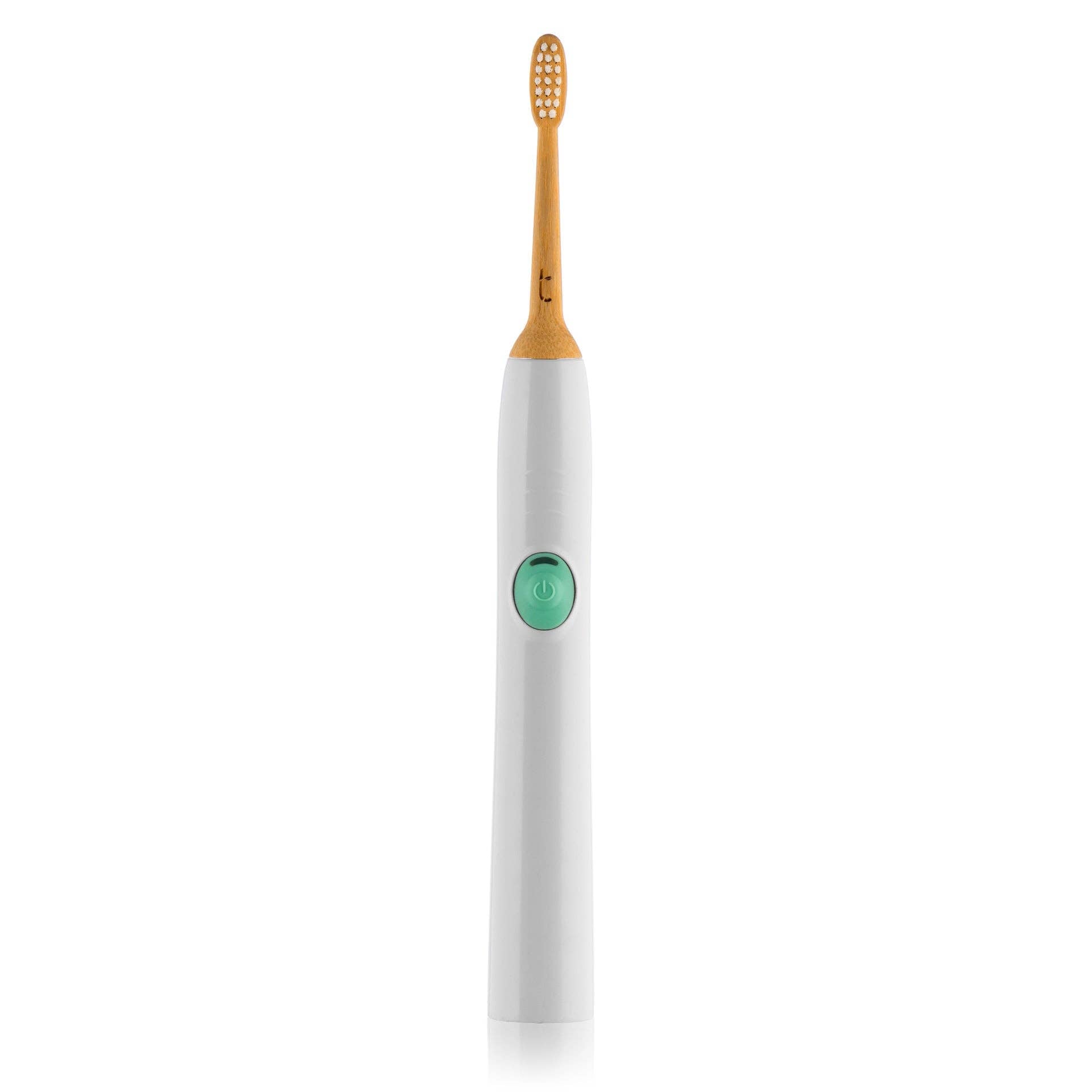 Bamboo electric toothbrush head