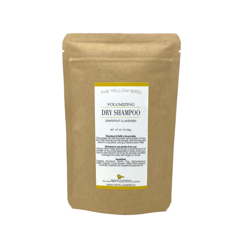 The Yellow Bird Grapefruit Lavender Dry Shampoo Refill Packet