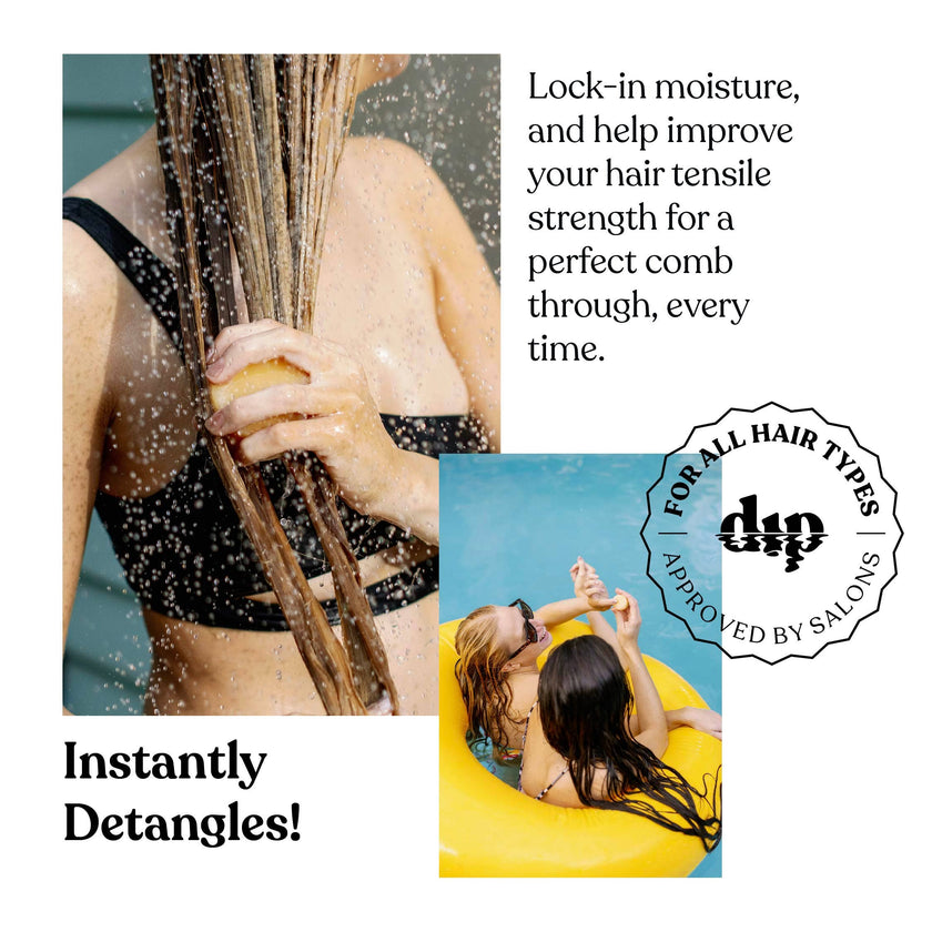 Mini Dip Conditioner & After Swim Detangler - Tobacco & Driftwood: 0.75 oz
