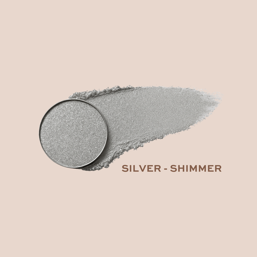 Taylor Made Organics Mineral Eyeshadow Single | Silver