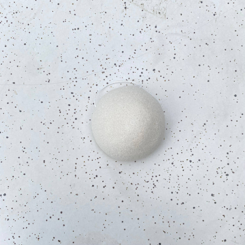 Natural Konjac Facial Sponge | White