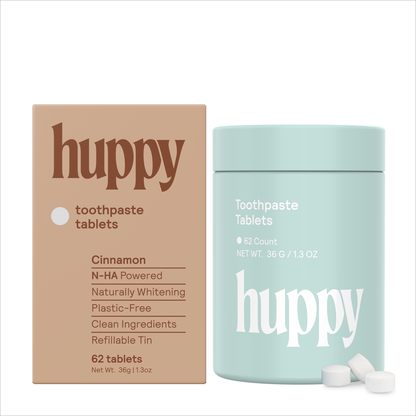 Huppy Cinnamon Toothpaste Tablets