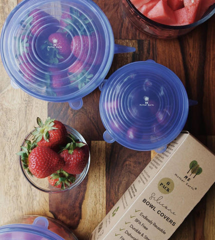 Reusable Silicone Bowl Covers 6-Pack