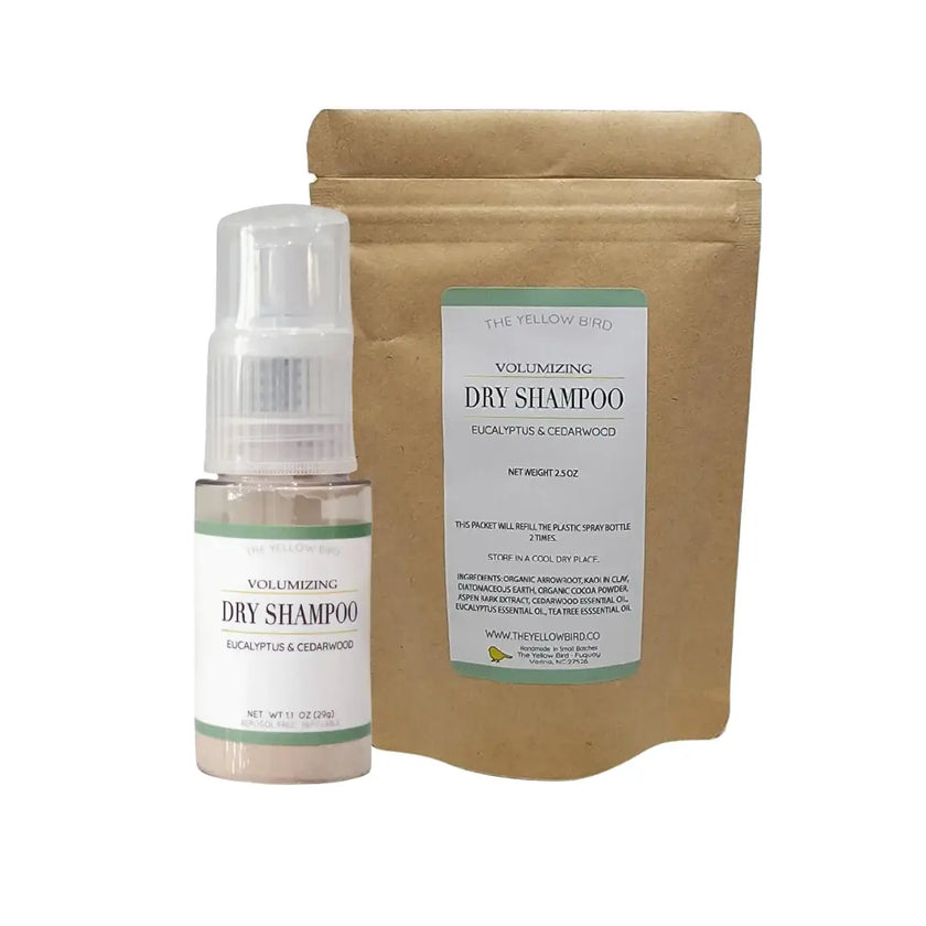 Eucalyptus & Cedarwood Dry Shampoo Refill Packet: Refill Bag 2.8oz