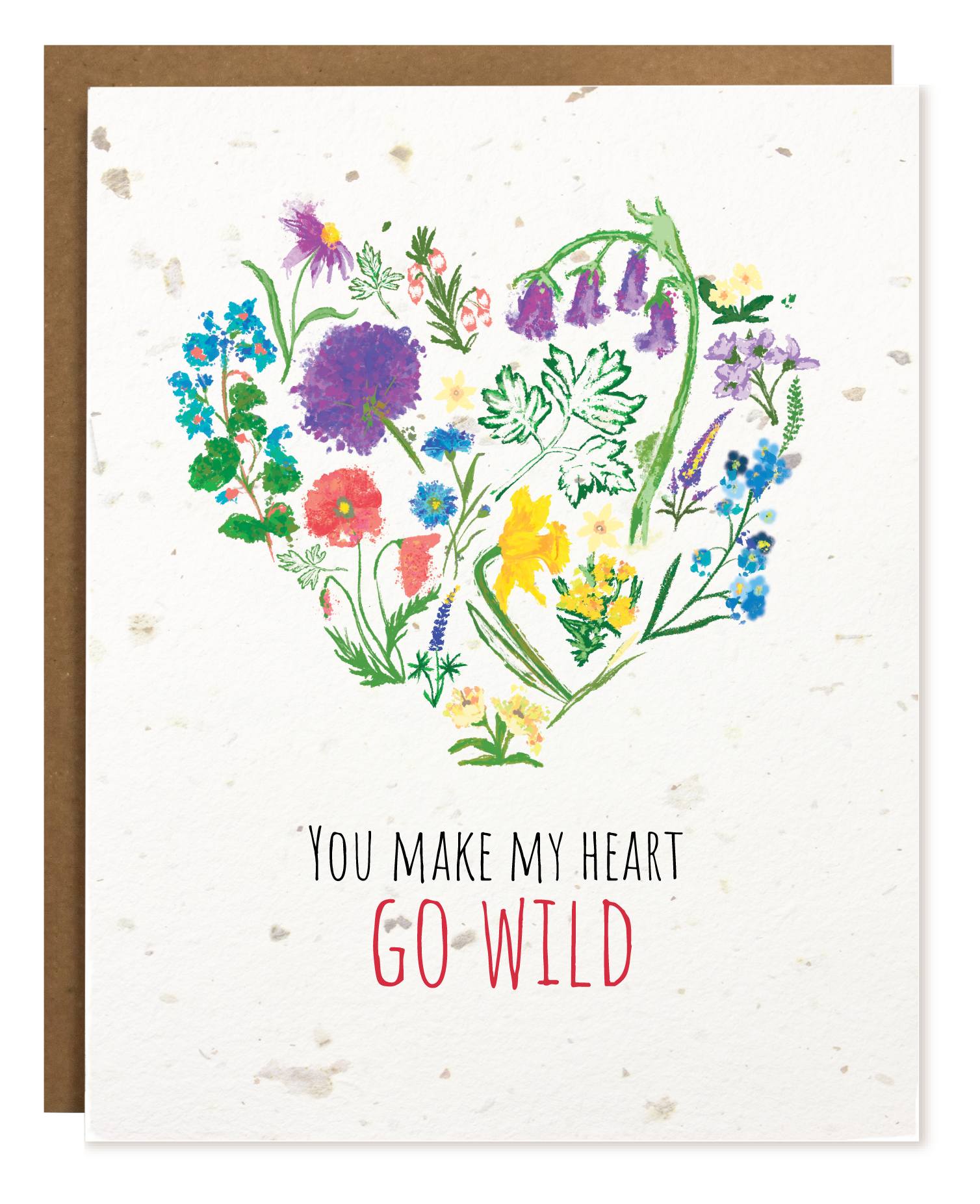 TOKA | Heart Go Wild Valentine's | Plantable Card