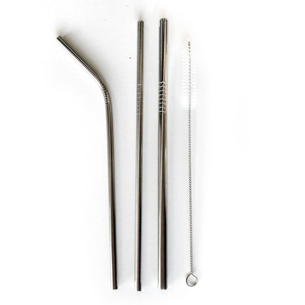 Stainless Steel Straw Set: 8.5