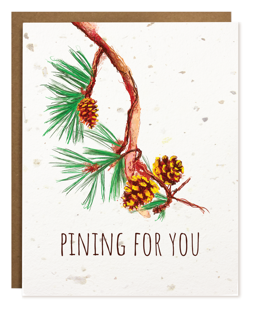 Seed Card, PINING FOR YOU CHRISTMAS