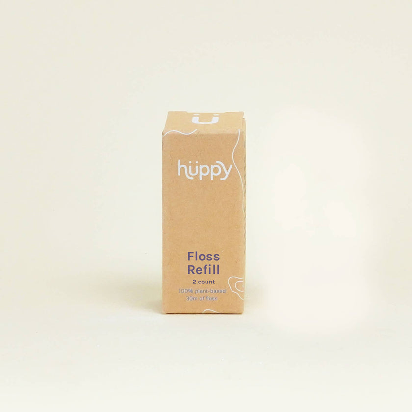 Huppy Vegan Dental Floss - Refills (2-Pack)