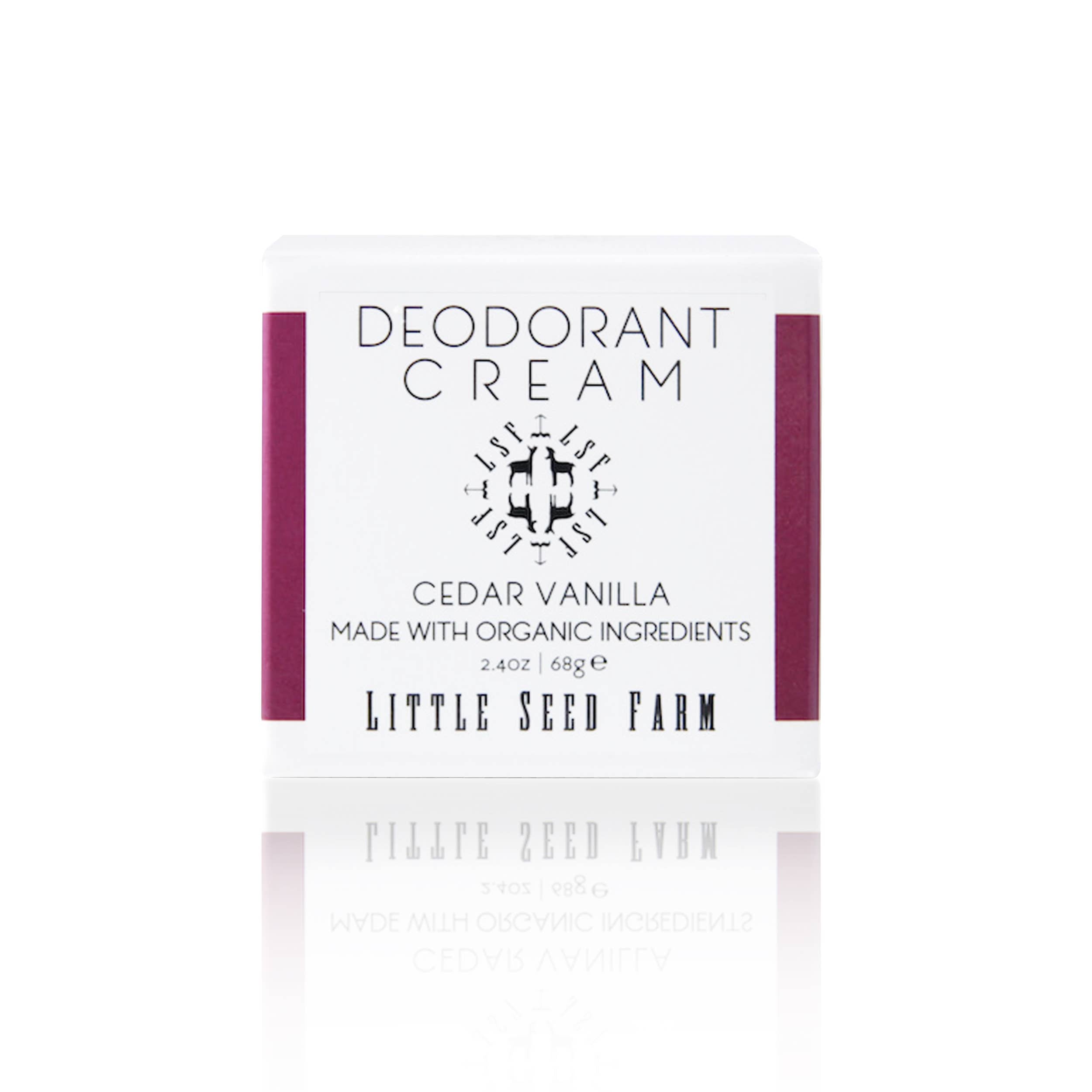 Cedar Vanilla Deodorant Cream