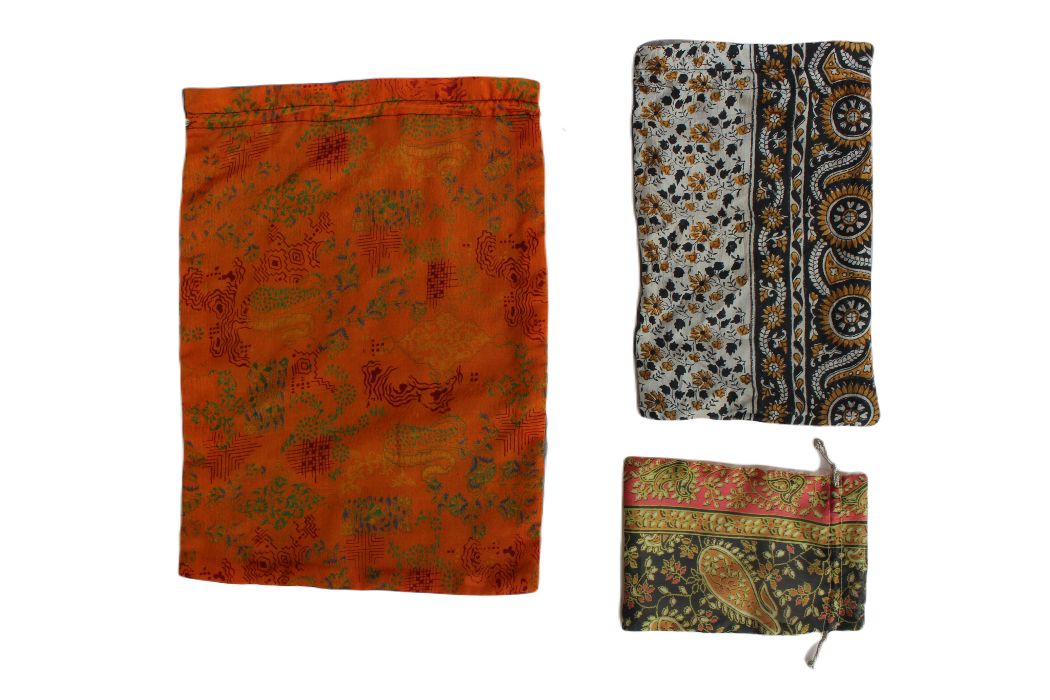 Upcycled Sari Gift Bags: Large